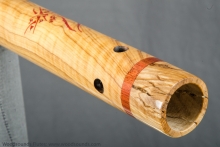 Olive Native American Flute, Minor, Mid F#-4, #K10D (4)